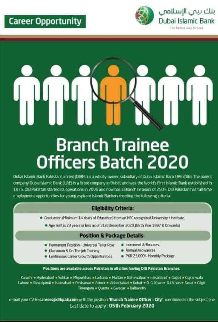 Dubai Islamic Bank Job 01