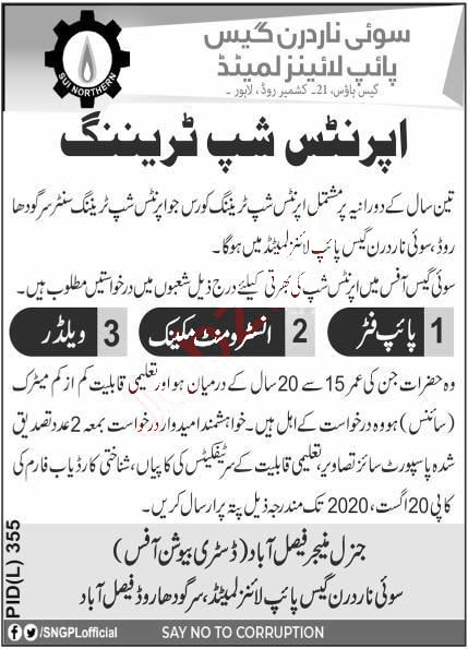 SNGPL Jobs 01