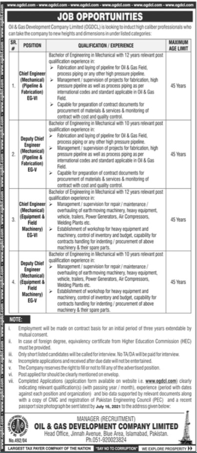 OGDCL Jobs 07